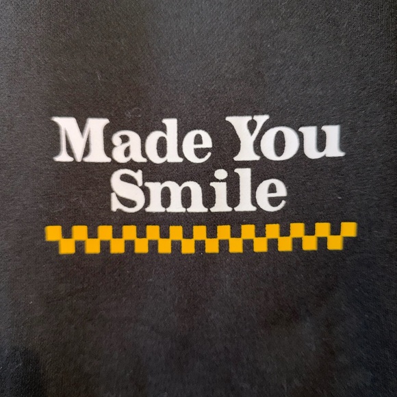 The Mayfair Group “Made You Smile” Sweatpants! size S/M women’s! Black. - Picture 6 of 11